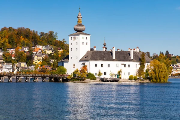 Schloss Gmunden See Österreich — Stockfoto