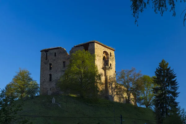 Ερείπια Του Κάστρου Krakovec Στην Κεντρική Βοημία Τσεχική Δημοκρατία — Φωτογραφία Αρχείου