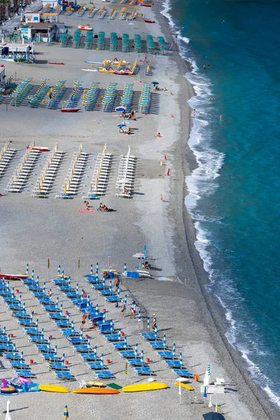 Plaża Ruffo Scilla Regionie Kalabria Włochy — Zdjęcie stockowe