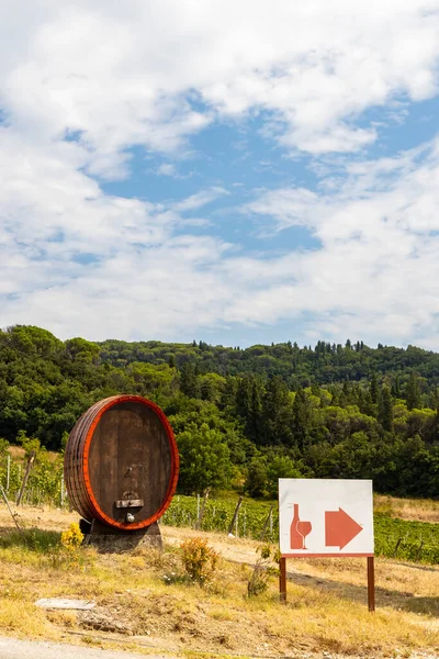 Barrica Vino Cerca Firenze Toscana Italia —  Fotos de Stock