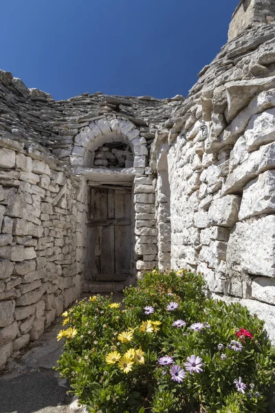 Trulliho Domy Alberobellu Unesco Region Apulia Itálie — Stock fotografie