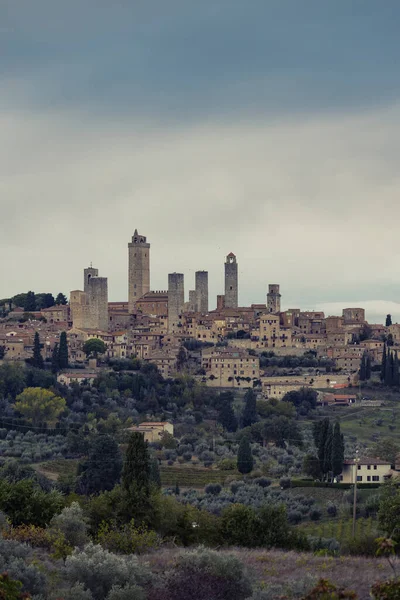 San Gimignano Unesco Telephely Toszkána Olaszország — Stock Fotó