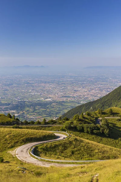 Pemandangan Musim Panas Dekat Monte Grappa Italia Utara — Stok Foto