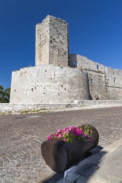 Kasteel Monte Santangelo Puglia Italië — Stockfoto