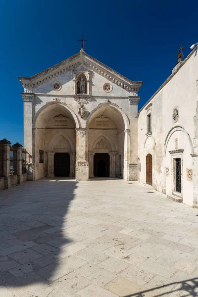 Sanctuary San Michele Arcangelo Unesco Site Monte Santangelo Puglia Italië — Stockfoto