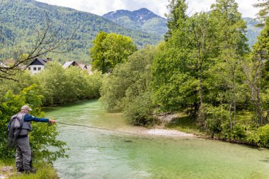 Bohinj 'deki Fishin Triglav Ulusal Parkı, Slovenya