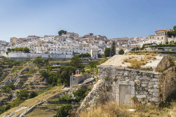 Stare Miasto Monte Sant Angelo Puglia Włochy — Zdjęcie stockowe