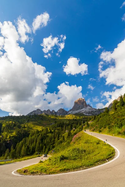 Krajina Passo Giau Dolomitech Itálie — Stock fotografie