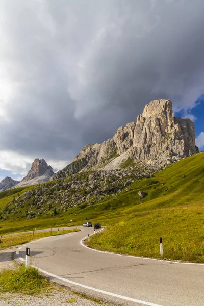 Krajina Passo Giau Dolomitech Itálie — Stock fotografie