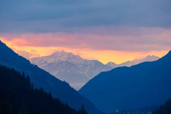 Sunrice High Tauern Kelet Tirol Ausztria — Stock Fotó