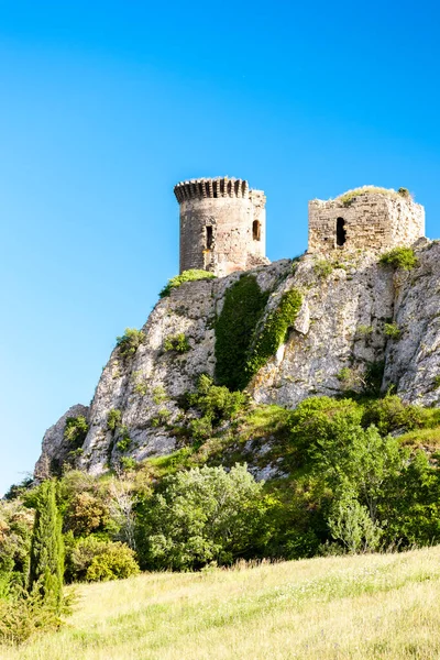 Chateau Hers Bij Chateauneuf Pape Provence Frankrijk — Stockfoto