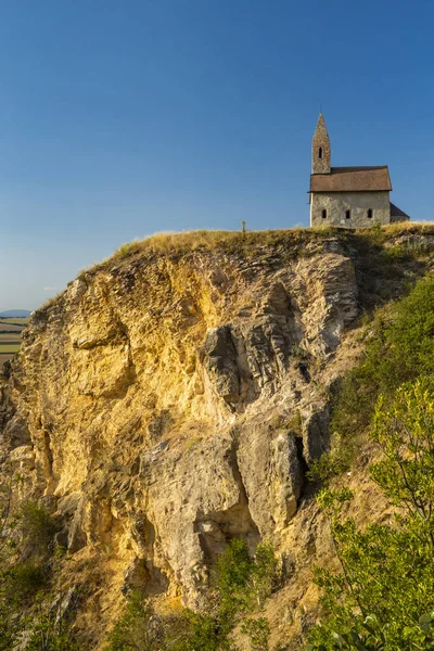 Chiesa Pietra Drazovce Vicino Nitra Slovacchia Europa — Foto Stock