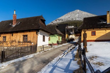 Velka Fatra dağlarındaki Vlkolinec köyü UNESCO sahası, Slovakya