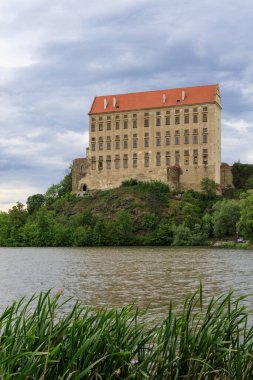 Hana 'daki Plumlov kalesi, Orta Moravya, Çek Cumhuriyeti