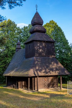 Slovakya Ruska Bystra 'daki ahşap kilise