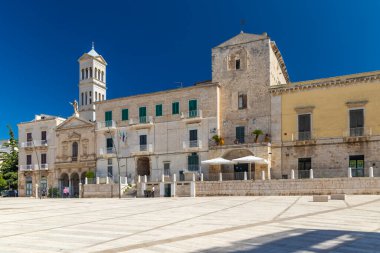 Ruvo di Puglia 'daki eski kasaba, Puglia, İtalya