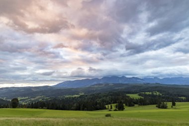 Jurgow yakınlarındaki High Tatras, Polonya manzarası