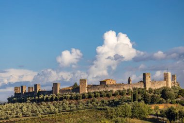 Old Town Monteriggioni, Toskana, İtalya