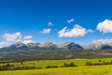 Yaz mevsiminde High Tatras, Slovakya