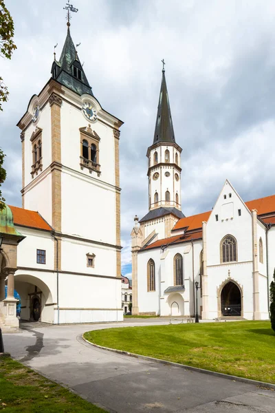 Old Town Hall and St. James church in Levoca, UNESCO site, Slovakia