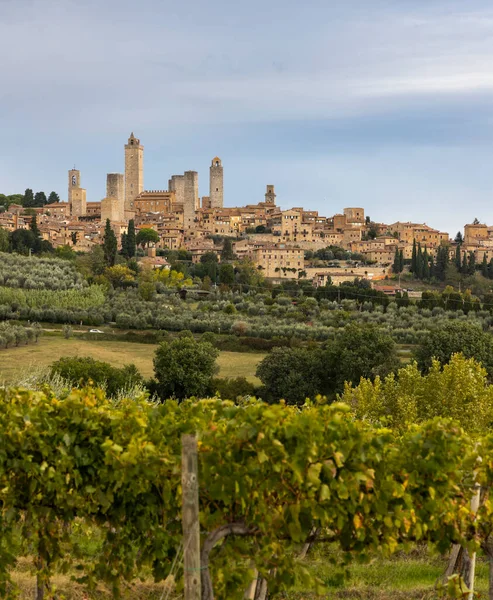 San Gimignano Unesco Toskánsko Itálie — Stock fotografie