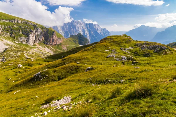 Montagna Mangart Parco Nazionale Del Triglav Alpi Giulie Slovenia — Foto Stock