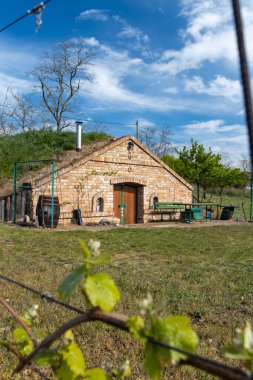 Şarap mahzeni, Palava bölgesi, Güney Moravya, Çek Cumhuriyeti