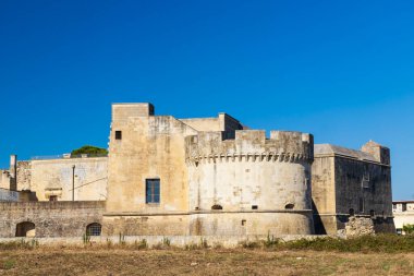 Castello di Acaya kalesi, Lecce ili, Apulia, İtalya