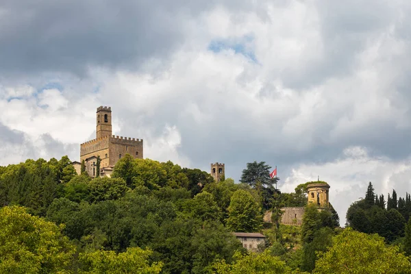 Monumento Pubblico Del Castello Poppi Toscana — Foto Stock