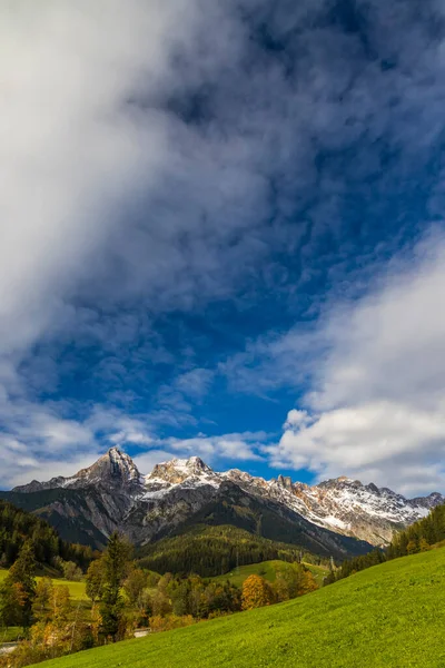 Höst Österrikiska Alperna Närheten Bischofshofen — Stockfoto