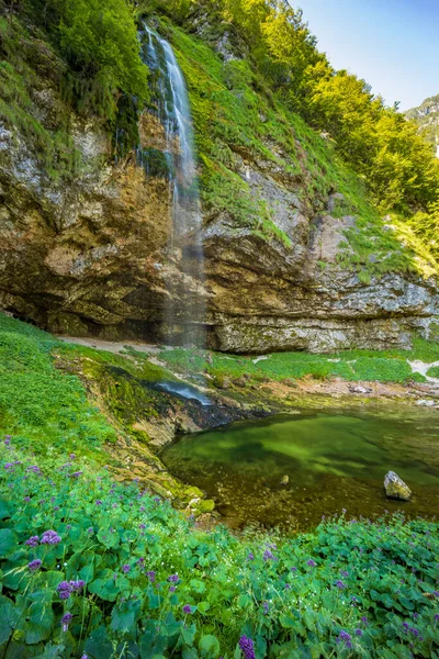 Waterval Van Goriuda Fontanon Goriuda Provincie Udine Italië — Stockfoto