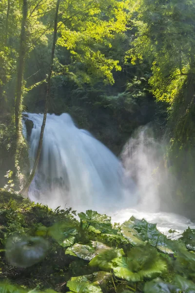 Marmore Falls Cascata Delle Marmore Umbria Region Italy — Stock Photo, Image