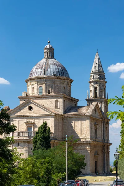 Kostel San Biagio Montepulcianu Toskánsko Itálie — Stock fotografie