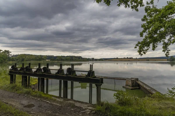 Sluice Pond Southern Bohemia Czech Republic — Stock Photo, Image