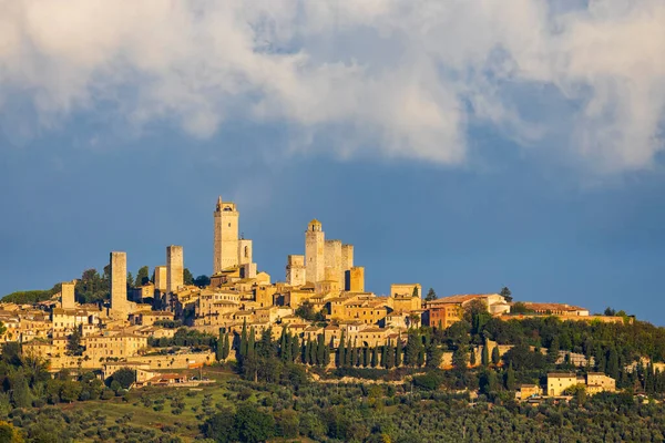 San Gimignano Unesco Toskania Włochy — Zdjęcie stockowe