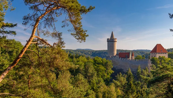 Medeltida Slott Kokorin Norra Böhmen Tjeckien — Stockfoto