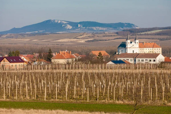 Kyrkan Wullersdorf Hollabrunn Niederösterreich Österrike — Stockfoto