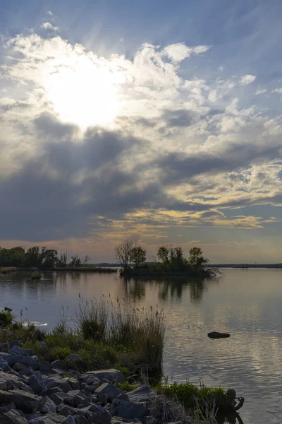Mlyny Gölü Güney Moravya Çek Cumhuriyeti — Stok fotoğraf