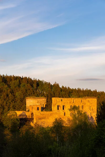 Ruinen Der Burg Krakovec Mittelböhmen Tschechische Republik — Stockfoto