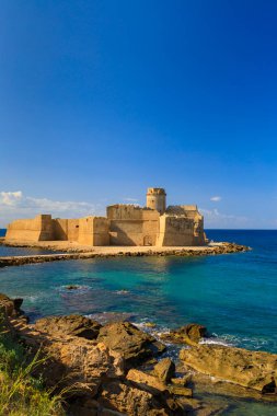 Isola di Capo Rizzuto Kalesi, Crotone ili, Calabria, İtalya