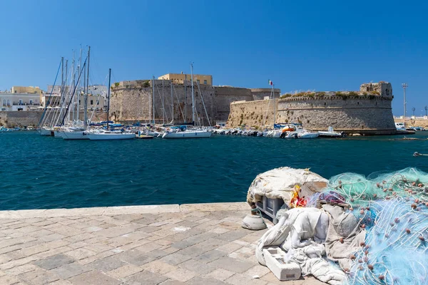 Staré Město Gallipoli Lecce Apulia Itálie — Stock fotografie