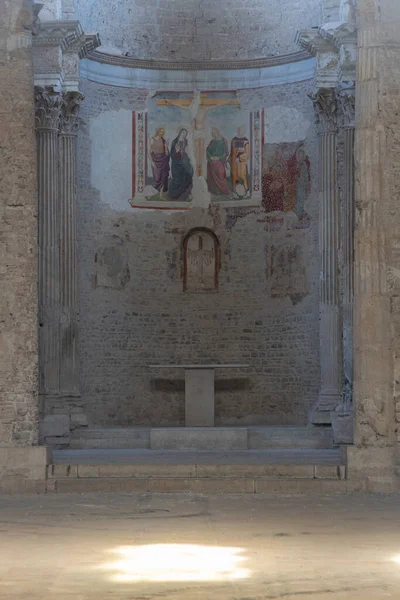 San Salvatore Bazilikası Unesco Sitesi Spoleto Umbita Talya — Stok fotoğraf