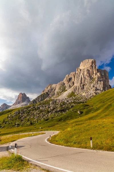 Krajina Passo Giau Dolomitech Itálie — Stock fotografie