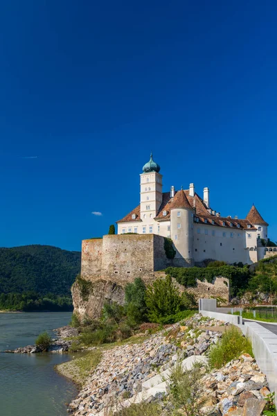 Schonbuhel Slott Från Talet Donau Niederösterreich Österrike — Stockfoto