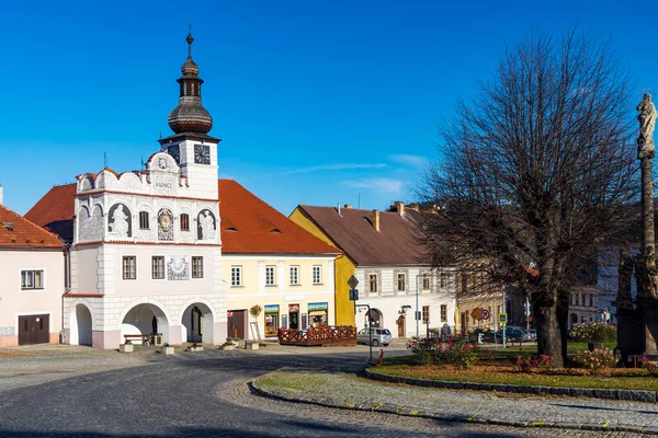 Rådhus Torget Volyne Södra Böhmen Tjeckien — Stockfoto