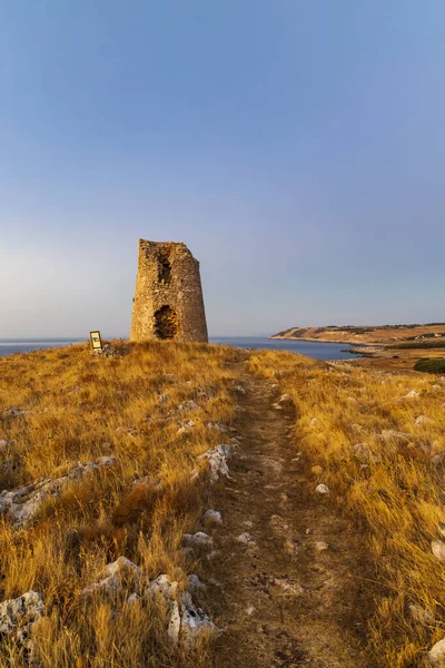 Torre Sant Emiliano Otranto Salento Kıyıları Apulia Bölgesi Talya — Stok fotoğraf