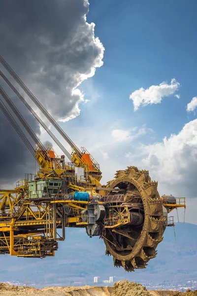 Kohlebergwerk Bei Most Nordböhmen Tschechische Republik — Stockfoto