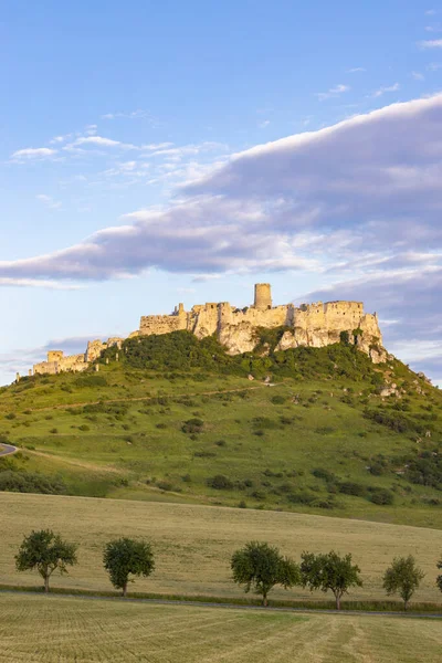 Ruína Castelo Spis Eslováquia — Fotografia de Stock