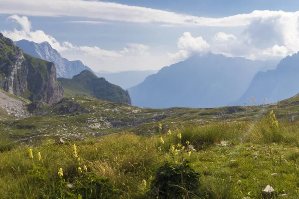 Montagna Mangart Parco Nazionale Del Triglav Alpi Giulie Slovenia — Foto Stock