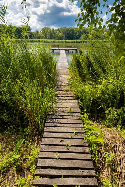 Pier Pond Jenoi Hungary — Stock Photo, Image